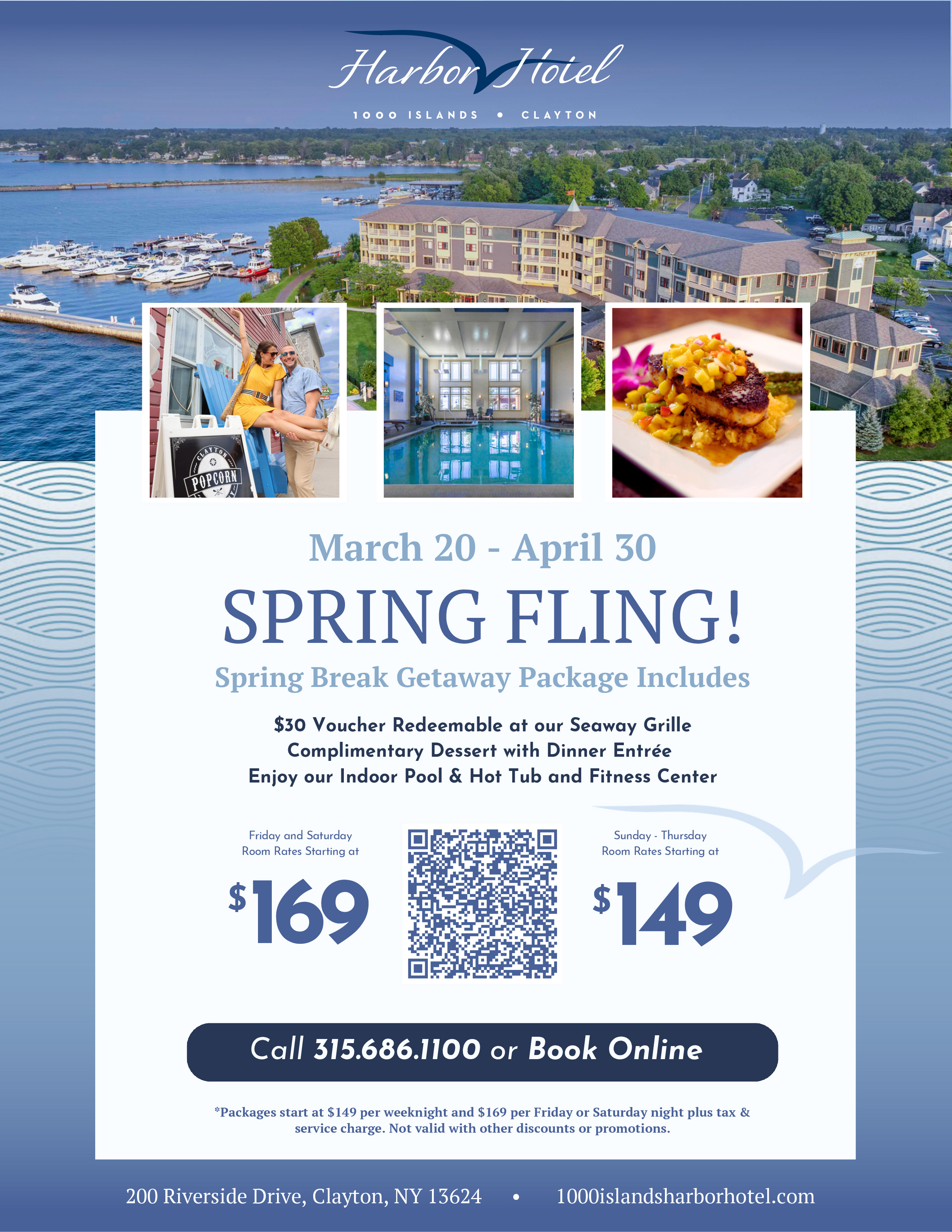 An image of the 1000 Islands Harbor Hotel in Clayton NY